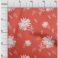 thumbnail image 2 of oneOone Cotton Cambric Red Fabric Floral Sewing Craft Projects Fabric Prints By Yard 42 Inch Wide, 2 of 4