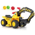 thumbnail image 1 of Costway 6V Electric Kids Ride On Excavator Pretend Play Toy Tractor w/ Basketball Hoop, 1 of 10