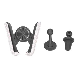 Véhicule Cradle de téléphone cellulaire, Support de téléphone de voiture de Bling réglable Auto Cell Phone Mount Bling Support de téléphonie de voiture des résultats impressionnants