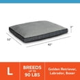 thumbnail image 3 of Vibrant Life Deluxe Gusset Pet Bed, Blue Diamond, 3 of 5