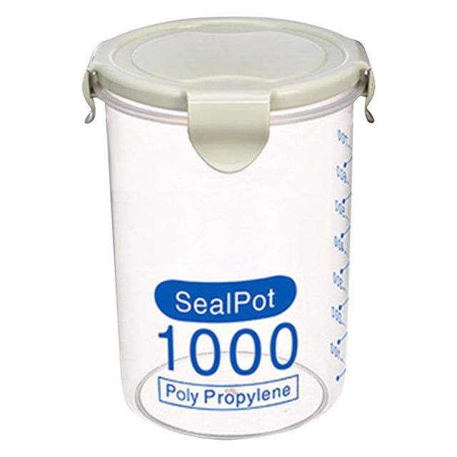 Meitianfacai Cereal Containers Food Container, Storage Containers Airtight Cans Plastic Storage Boxes Stackable Storage Boxes Kitchen Refrigerator Storage Tanks