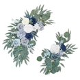 thumbnail image 2 of Wedding Arch Flowers Artificial Flowers Swag Flower Garland Reception Backdrop Style A, 2 of 9