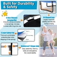 thumbnail image 3 of Gymax Trampoline Récréatif de 12 Pi avec Échelle, Filet d'Enceinte, Coussin de Sécurité, Extérieur, Bleu, 3 of 9