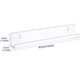 thumbnail image 2 of Floating Shelf Rack Display for Drywall Installation and Wall Mount DIY Shelf – Clear Acrylic Wall Shelf Organizer for Bathrooms Retail Packaging Book and Photo Display, 2 of 6
