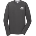 thumbnail image 1 of Gravity Outdoor Co. Performance Long Sleeve Shirt - Charcoal - White Logo - S, 1 of 2