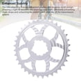 thumbnail image 4 of 36T Bike Chainring, 7075 Aluminum Alloy Lightweight Positive Negative Tooth Round Chainwheel Easy Installation Chainring Chainwheel for GXP Road Bikes, 4 of 7