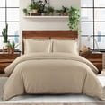 thumbnail image 1 of 800 TC 100% Egyptian Cotton Duvet Cover Zipper Closur Ultra Soft Durable and Fade Resistant Solid Pattern, 1 of 1