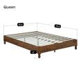 thumbnail image 2 of MUSEHOMEINC 12 Inch Easy Assembly Solid Pine Wood Platform Bed Frame, Queen, 2 of 9