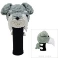 thumbnail image 1 of StitchHead Hand Stitched Yarn Animal Driver/Wood Head Cover - Schnauzer, 1 of 2