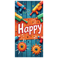 thumbnail image 3 of Colorful Arcade Themed Happy Birthday Banner Backdrop Party Decorations for Birthday Party Gaming Themed Events Photography Props Photo Booth Setups, 3 of 4