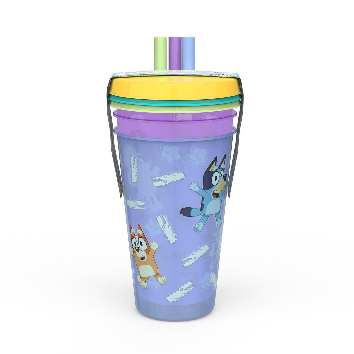 Zak Designs Bluey 16.5oz Colour Change Tumbler 3pk