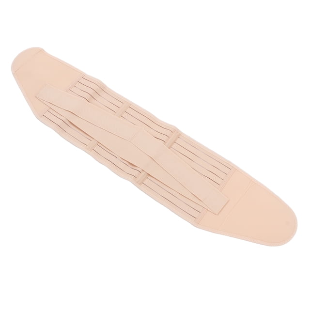 Ceinture Abdominale Post-Partum, Ceinture Élastique Ajustable en Polyester Confortable pour Femmes Noir,Rouge,Abricot,Couleur Peau
