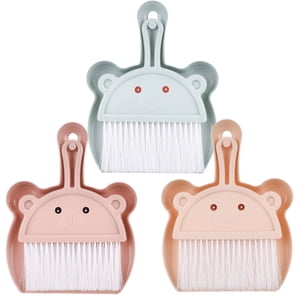 3 ensembles de Bureau Nettoyage Broom Mini Nettoyant de la table à balai Pistolet de table