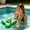 Green, variant on Kmonabie Inflatable Drink Holders Palm Tree Cactus Floating Cup Holders, Pool Drink Floaties for Summer Beach Themed Party, PVC Pool Accessories with Easy Inflate Deflate Design for Pool Parties