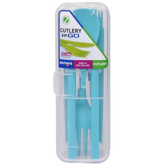 Sistema Us Inc 1917 Klip It Cutlery Set To Go