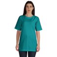 thumbnail image 1 of Inkmeso T-Shirt Basique en Coton à Col Rond pour Femmes Coupe Ample Décontracté Long Haut d'Entraînement, 1 of 8