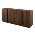 thumbnail image 3 of 70" Kacie Modern 4-Door Wood Sideboard - Dark Walnut, 3 of 5
