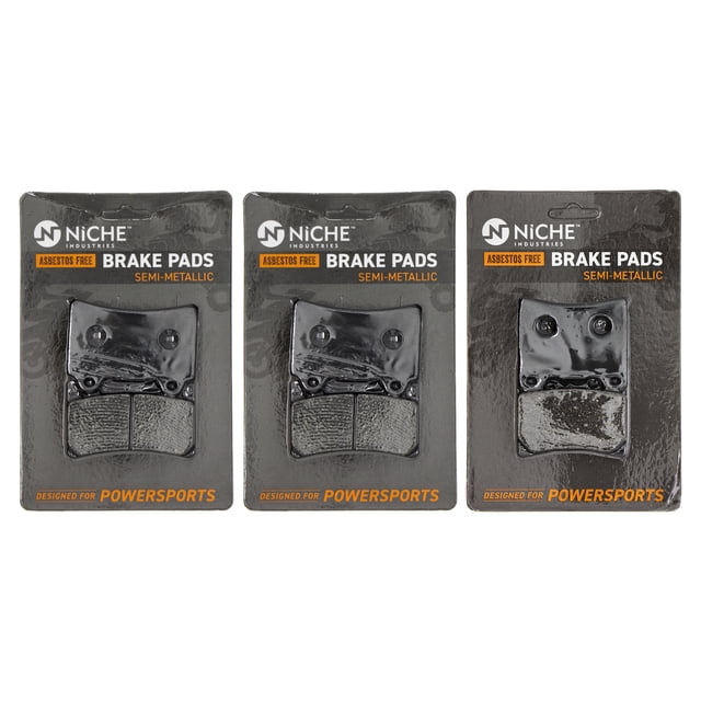 Niche Complete Semi-Metallic Brake Pad Set for Yamaha FJ1200 Motorcycle MK1007833