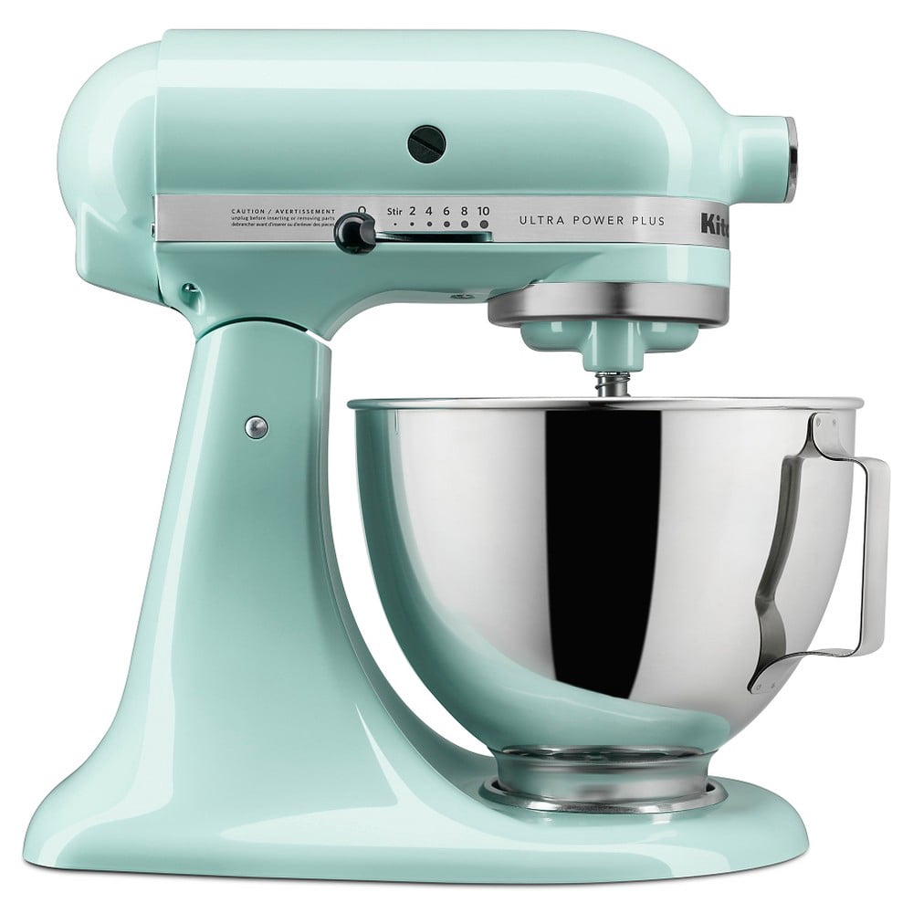 Refurbished KitchenAid KSM96IC Ultra Power Plus 4.5 Qt Tilt-Head Stand Mixer, Ice Blue