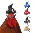 thumbnail image 2 of PVCS Chicken Hat For Hen Mini Pet Accessories Fashionable Chicken Hat With Elastic Chin Strap Clearance, 2 of 4