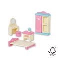 thumbnail image 1 of Ensemble chambre à coucher maison de poupée en bois Spark, 1 of 4