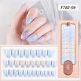 thumbnail image 1 of EGNMCR Press on Nails The New Wearable Nail Long Tip-shaped Detachable Reusable Fake Nail Wear Patch Lazy fixed, 1 of 2