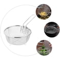 thumbnail image 2 of SHISUYAN Panier à Frire en Acier Inoxydable Panier Rond pour Aliments Frits Panier à Frire avec Poignée, 2 of 8