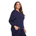 thumbnail image 4 of Lane Bryant Women's Plus Quarter Zip Hoodie, 4 of 6