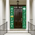 thumbnail image 3 of XZNGL St. Patricks Day Irish Holiday Porch Sign Home Door Curtain Banner Decoration, 3 of 9