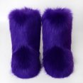 thumbnail image 4 of Chaussures d'Automne Femmes Mode Couleur Imitation Plus Cachemire Bottes de Neige pour Femmes en Liquidation, 4 of 7