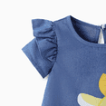 thumbnail image 3 of PatPat Robe à Manches Courtes à Volants pour Bébé Fille avec Imprimé de Chat Mignon, 3 of 3