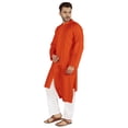 thumbnail image 3 of Atasi Kurta Pyjama Indien Ensemble 2 Pcs pour Hommes Tenue de Fête Robe Traditionnelle Tenue Ethnique, 3 of 7