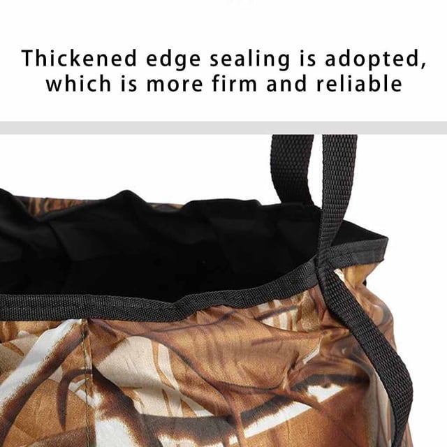 Fishing Bucket Folding Barrels Carrier Bag Fine Workmanship Long-lasting Multifunctional Wear-resistance Poly Long-lasting Multifunctional Wear-resistance Polyester Blue