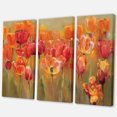 thumbnail image 1 of Designart Red Tulips Canvas Wall Art, 1 of 2