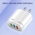 thumbnail image 2 of WIFKLSIIPG Tête de Charge USB à 3 Ports Tête de Charge à Agencement de Couleurs Macaron Tête de Charge USB Portable, 2 of 4