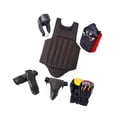 thumbnail image 1 of S SERENABLE Boxing Protective Gear Set Breathable for Martial Arts Kick Boxing Taekwondo Black M, 1 of 1