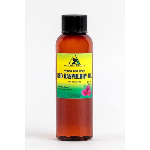 Red raspberry seed oil unrefined organic extra virgin cold pressed pure 2 oz