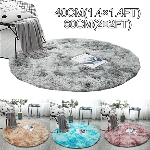 Ruibeauty Circle Round Shaggy Rug Living Room Bedroom Carpet Floor