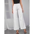 thumbnail image 4 of U.Vomade Women's High Rise Jeans Ladies Wide Leg Jeans, 4 of 6