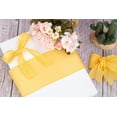 thumbnail image 3 of Joycrosso Burlap Wired Edge Ribbon 3 inch x 10 Yards, Yellow, Ideal for Crafting, Gift Wrapping, Wreath, Christmas Tree, and Rustic Wedding Decorations, 3 of 4