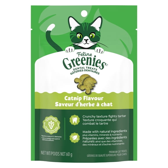 Feline Greenies Catnip Natural Dental Cat Treats