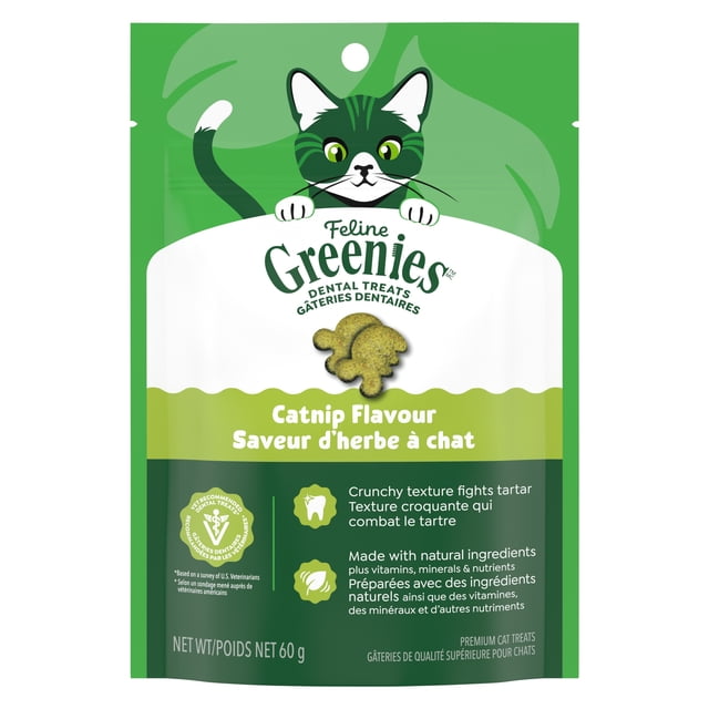 Feline Greenies Catnip Natural Dental Cat Treats