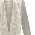 thumbnail image 5 of Simua Cardigans pour Femmes Surdimensionnés, Épais, à devant Ouvert, Chandails en Tricot Torsadé, Manches Longues, Cardigans, Manteaux d'Extérieur, 5 of 5