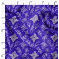 thumbnail image 2 of Soimoi Green polyester Crepe Fabric Clover Floral Decor Fabric Printed Yard 52 Inch Wide, 2 of 6