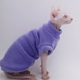 thumbnail image 2 of Vêtements pour Chat Sans Poils Doux et Chauds, Chandail à Capuchon pour Chat pour Sphynx, Devon Rex, Cornish, Peterbald, 2 of 5