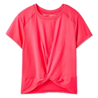 T-shirt noué sur le devant Athletic Works pour filles