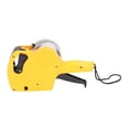 thumbnail image 1 of 8 Digits Price Tag , Easy Operation Manual Labeling Machine Multifunctional  For Warehouse For Clothing Store Yellow, 1 of 8