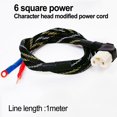 thumbnail image 4 of 1pc Charging Plug 3pin Connector Discharge Electric Bike Charging Plug Socket Battery Ebikes Tricycles Cable Accessories, 4 of 9
