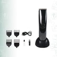 thumbnail image 4 of 1 Pce Tondeuse à Cheveux USB Rasoir Électrique pour Tout le Corps Lavé Rasoir Électrique Portable Outils de Barbier Tondeuse Spéciale pour Cheveux (Noir), 4 of 9