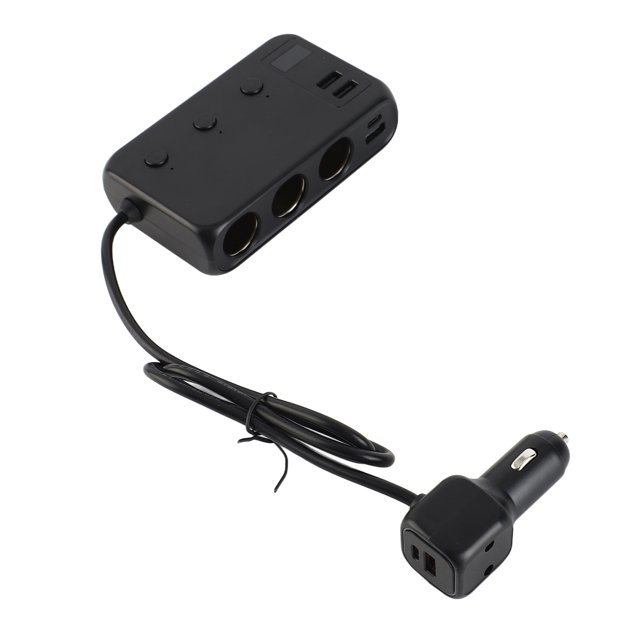 Splitter Adapter 171W 3 Socket Power Splitter Car Charger Adapter Splitter